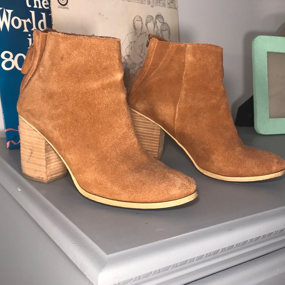 Urban outfitters suede booties